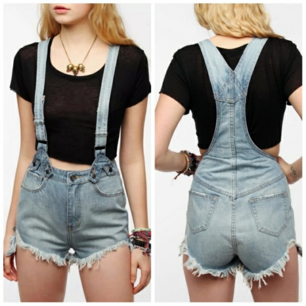 UNIF Penny Cutoff Overall Shorts